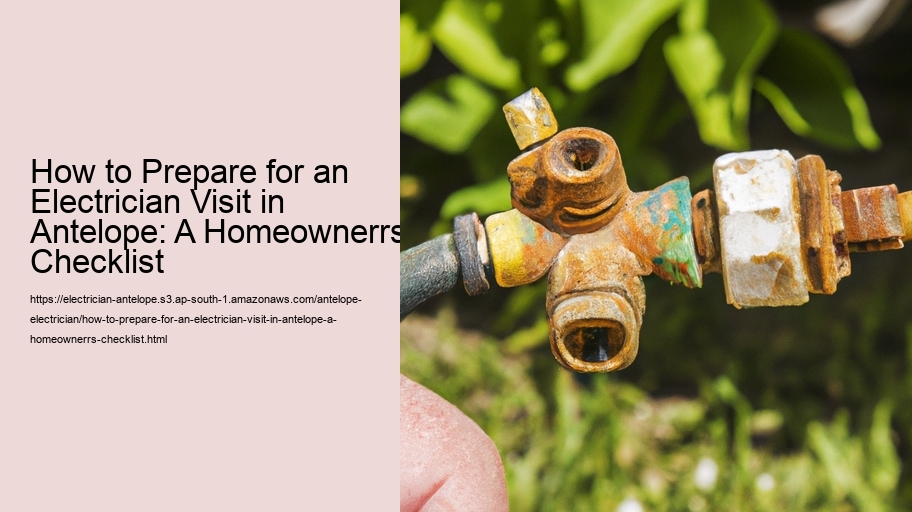 How to Prepare for an Electrician Visit in Antelope: A Homeownerrs Checklist