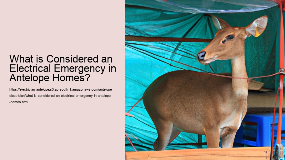 What is Considered an Electrical Emergency in Antelope Homes?